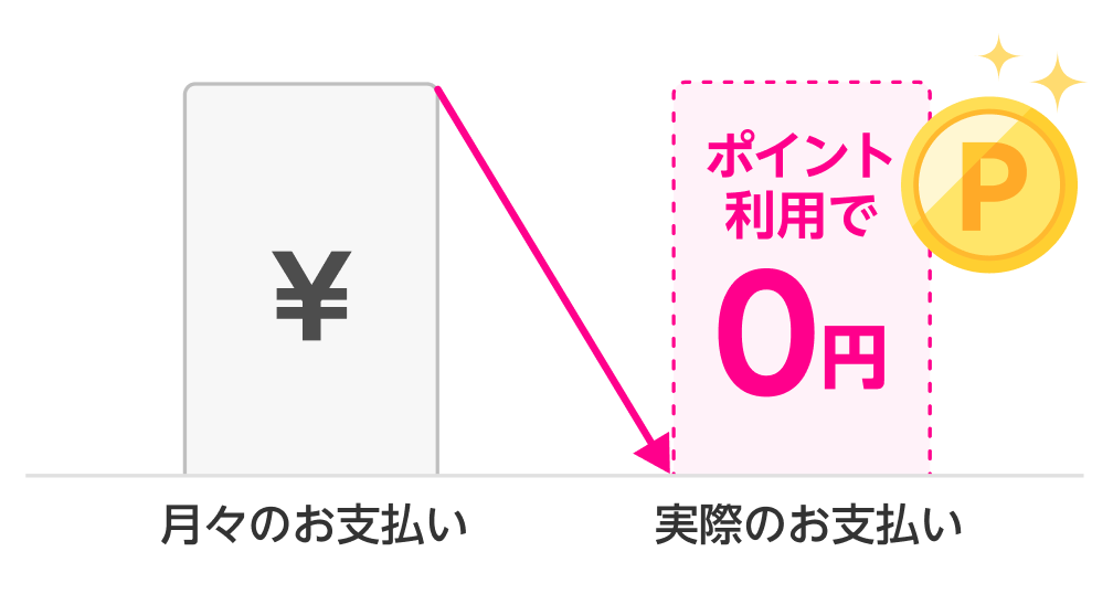 3GBまで980円（税込1,078円）ポイント利用で0円！